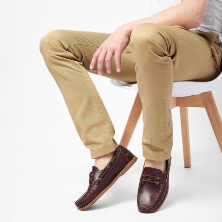 Мужские мокасины Clarks 22207312, бордовые