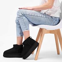 Stingers Stinger Micro Flatform W13082 - Женские угги EMU Australia, черный Stingers Stinger Micro Flatform W13082 - Женские угги EMU Australia, черный