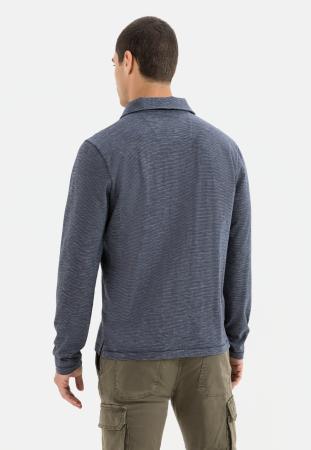 Мужское поло Camel Active Polo Long Sleeve 409860-8P51, синее