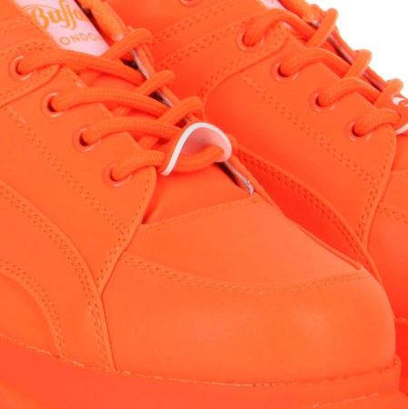 Женские кроссовки Buffalo shoes 1337-14 1533074, оранжевые