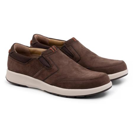 Мужские слипоны Clarks Un Trail Step 26140383, коричневые Мужские слипоны Clarks Un Trail Step 26140383, коричневые