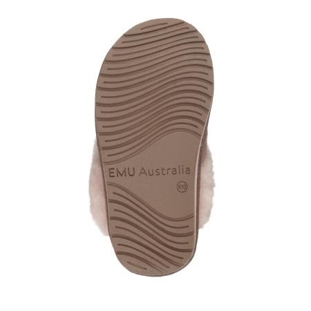 Детские тапочки EMU Australia Doe Slipper K12736, коричневые