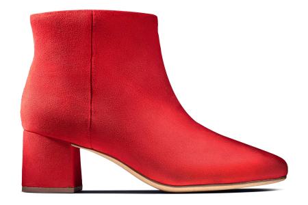Женские ботильоны Clarks Sheer Flora 26146356, красные