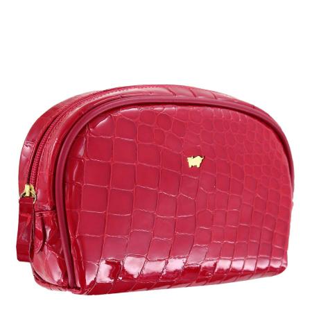 Косметичка Braun Buffel GLANZKROKO Cosmetic Bag 40900, красная