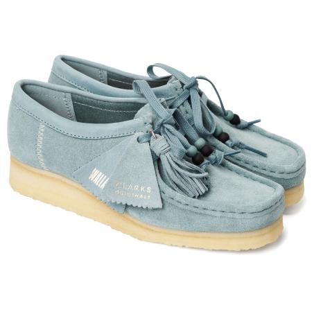 Женские полуботинки Clarks Wallabee. 26163266, синие Женские полуботинки Clarks Wallabee. 26163266, синие