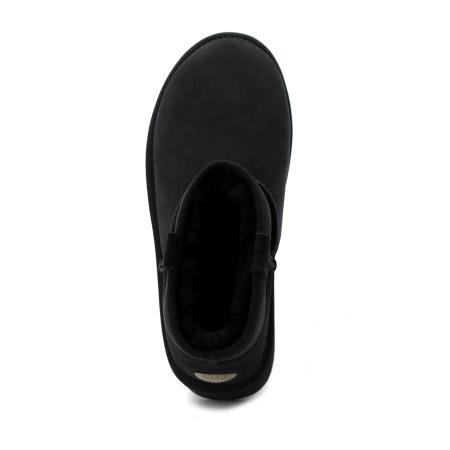 Женские ботинки из овчины (угги) EMU Australia Foy Flatform Micro W13073, черные
