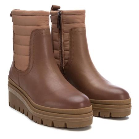 Женские челси CARMELA LEATHER COMBINED LADIES ANKLE BOOTS 160326, коричневые