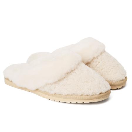 Женские тапочки EMU Australia Jolie Teddy W12565, белый