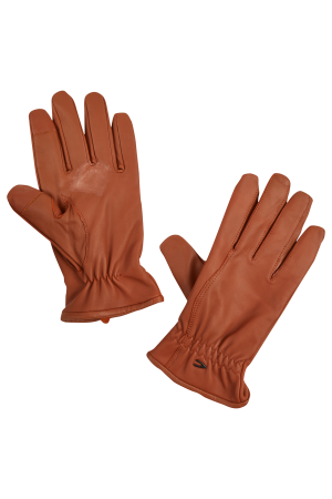 Мужские перчатки Camel Active Leather Gloves 408250-8G25, коньячные