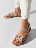  26171876 - Женские сандалии Clarks, бежевые