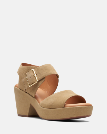 Женские босоножки Clarks Clarks KimmeiHi Strap 26171014, песочные