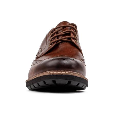 Мужские дерби брогированные Clarks Batcombe Wing 26127191, коньячные