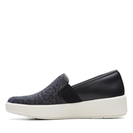 Женские слипоны Clarks Layton Petal 26167913, черные