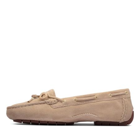 Женские мокасины Clarks C Mocc Boat2 26156422, бежевые