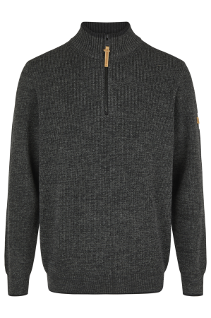 Мужской свитер Camel Active Knit 1/1 Troyer 409585-8K06, черный