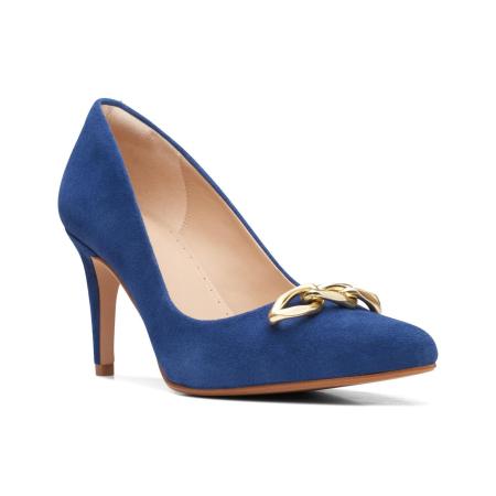 Женские туфли-лодочки Clarks Laina85 Trim 26169095, синие