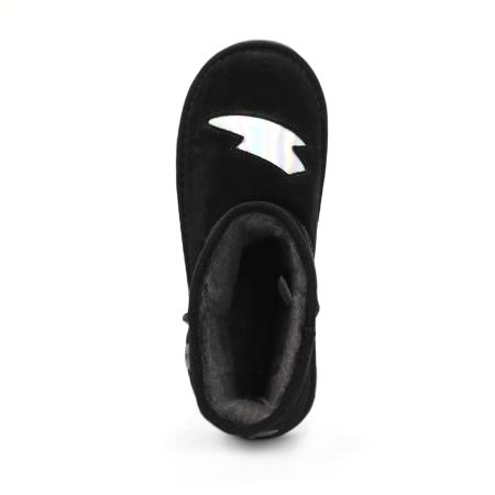 Детские угги EMU Australia Barton Lightning K12985, черные