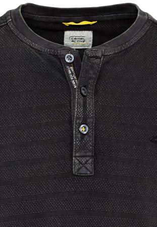 Мужской джемпер Camel Active Henley 1/1 Arm 409675-8T11, серый