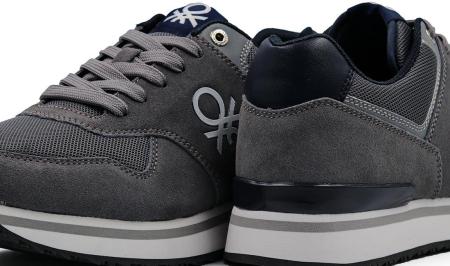 Мужские кроссовки United Colors of Benetton Eva BTM123010, серые