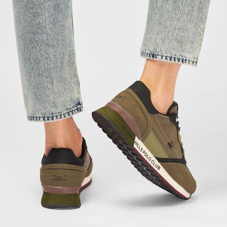 Мужские кроссовки Beverly Hills Polo Club KING POWER MIX BHM523105, хаки