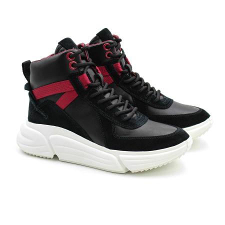 Женские высокие кроссовки Clarks TriComet Boot 26161901, черные