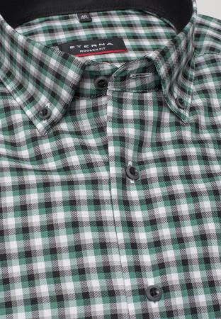 Мужская рубашка ETERNA 3476-46-X14U, зеленая
