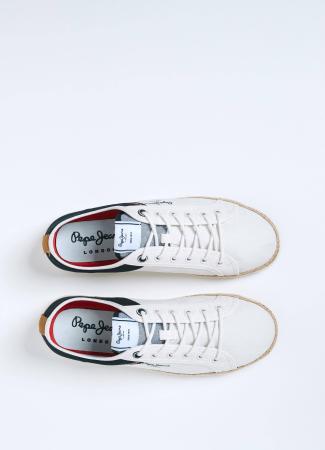 Мужские кеды Pepe Jeans London MAUI TAPE URBAN PMS10296, белые