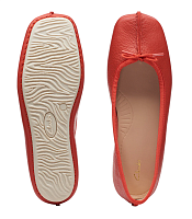 Clarks Freckle Ice 26170958 - Женские балетки Clarks, красные Clarks Freckle Ice 26170958 - Женские балетки Clarks, красные