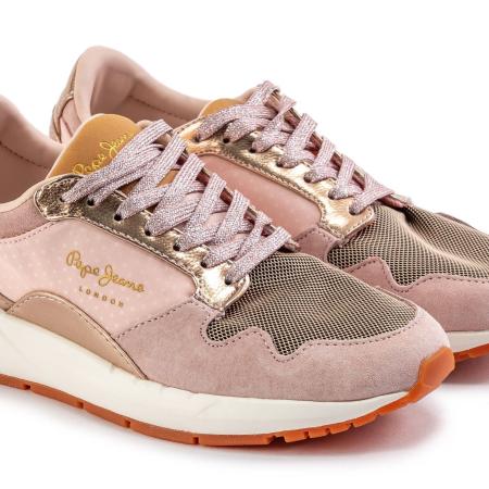Женские кроссовки Pepe Jeans London FOSTER PLS30857, розовые