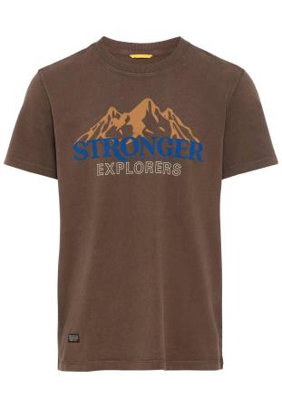 Мужская футболка Camel Active T-Shirt 1/2 Arm 409745-2T27, коричневая