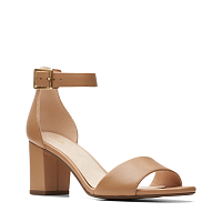 Clarks Deva Mae 26171972 - Женские туфли с открытым мыском/закрытой пяткой Clarks, коричневые