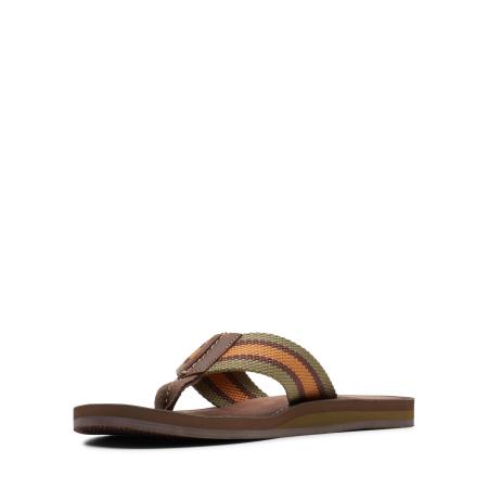 Мужские вьетнамки Clarks Lacono Post 26139850, оливковые Мужские вьетнамки Clarks Lacono Post 26139850, оливковые