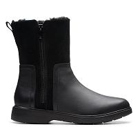 Un Elda Mid 26145488 - Женские полусапоги Clarks, черные Un Elda Mid 26145488 - Женские полусапоги Clarks, черные