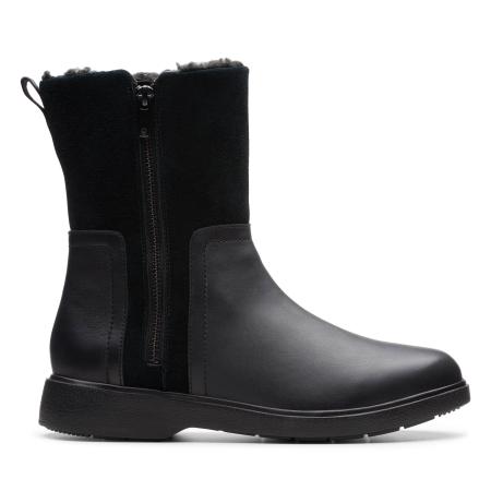 Женские полусапоги Clarks Un Elda Mid 26145488, черные