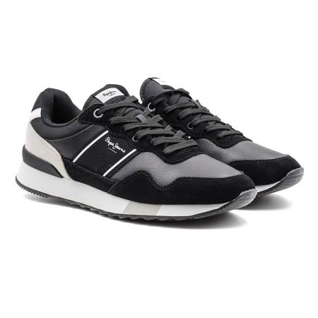 Мужские кроссовки Pepe Jeans London CROSS 4 COURT PMS30757, черные