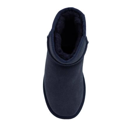Женские полусапоги из овчины (угги) EMU Ridge SMU Sophie Micro RW10937, синие