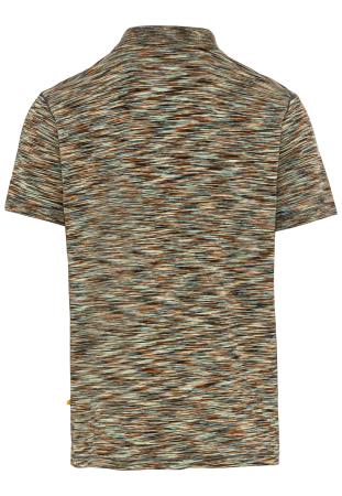 Мужское поло Camel Active Polo space dye 409965-1P24, зеленое
