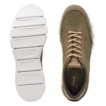 Мужские кроссовки Clarks Nature X One 26164775, зеленые