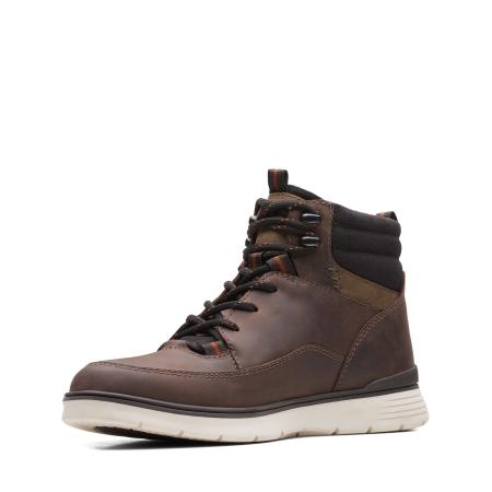 Мужские ботинки Clarks Braxin Peak 26164576, коричневые
