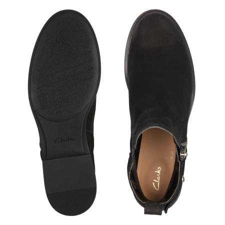 Женские полусапоги Clarks Memi Lo 26162170, черные Женские полусапоги Clarks Memi Lo 26162170, черные