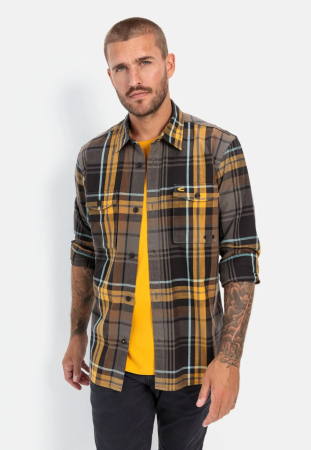 Мужская рубашка Camel Active Shirt 409117-4S17, желтая
