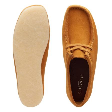 Женские полуботинки Clarks Wallabee. 26139129, желтые