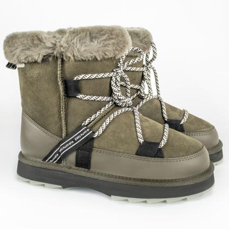 Женские снегоходы EMU Australia Blurred W12641, оливковые