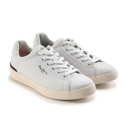Мужские кеды Pepe Jeans London ROLAND BASIC PMS30522, белые Мужские кеды Pepe Jeans London ROLAND BASIC PMS30522, белые