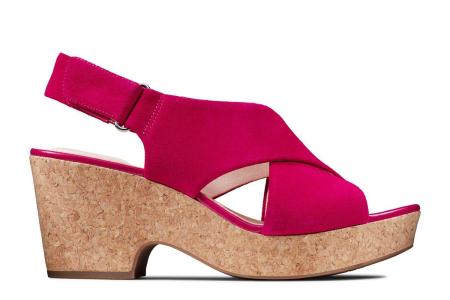Женские босоножки Clarks Maritsa Lara 26147926, фуксия