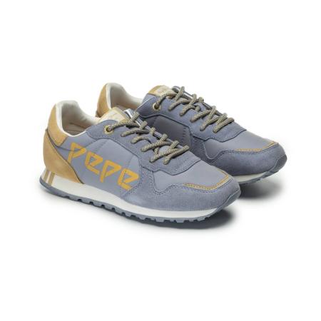 Женские кроссовки Pepe Jeans London VERONA W LOGO PLS30984, голубые