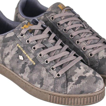 Мужские кеды British Knights DUKE B44-3624-02, серые