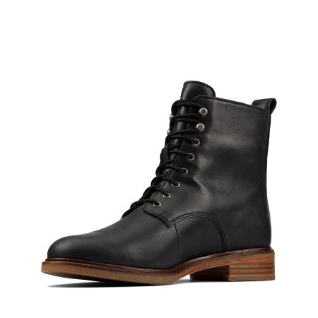 Женские высокие ботинки Clarks Clarkdale Lace 26155831, черные