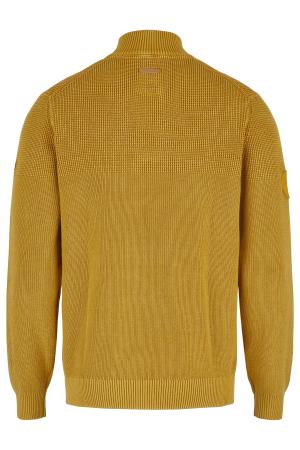 Мужской джемпер Camel Active Knit 1/1 Troyer 409585-8K12, желтый