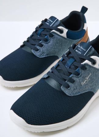 Мужские кроссовки Pepe Jeans London JAY PRO CHAMBRAY s_PMS30796, синие